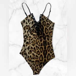 🐆 Vintage “Jessica Simpson” Animal Print Bodysuit 🐆